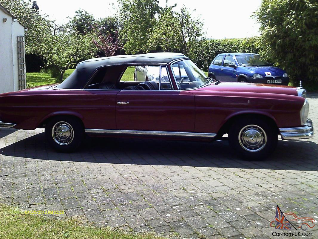 Mercedes 220se cabriolet for sale rhd