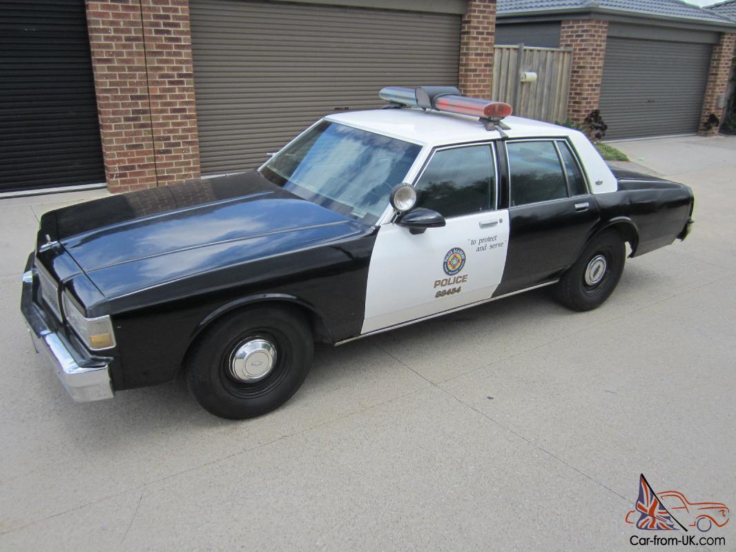 Original Movie World Police Academy Stunt CAR Chevrolet Caprice 350 