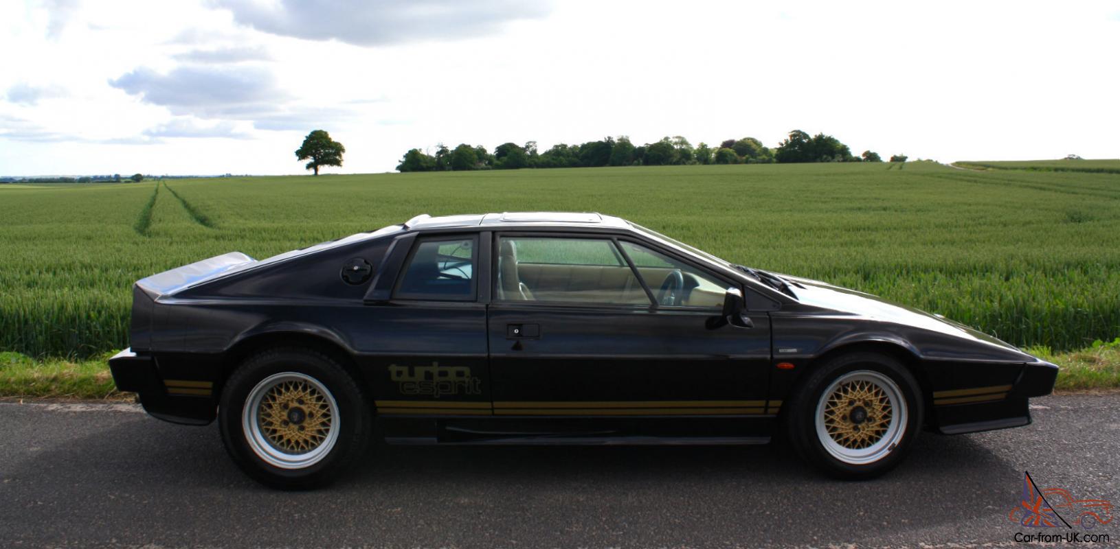 Lotus Esprit Turbo, 1982 in JPS Colours. Half Sand Leather. Last owner ...
