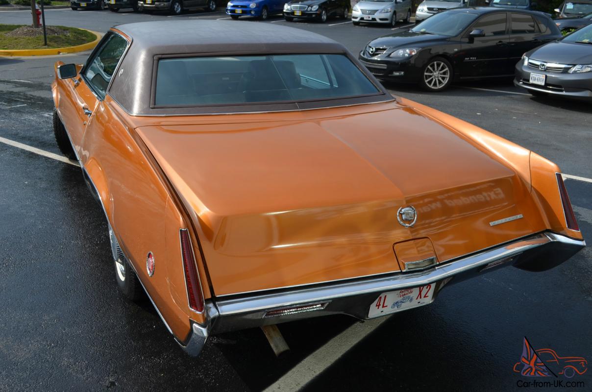 Cadillac Eldorado Base Hardtop Door L Leather Copper Bronze Coupe