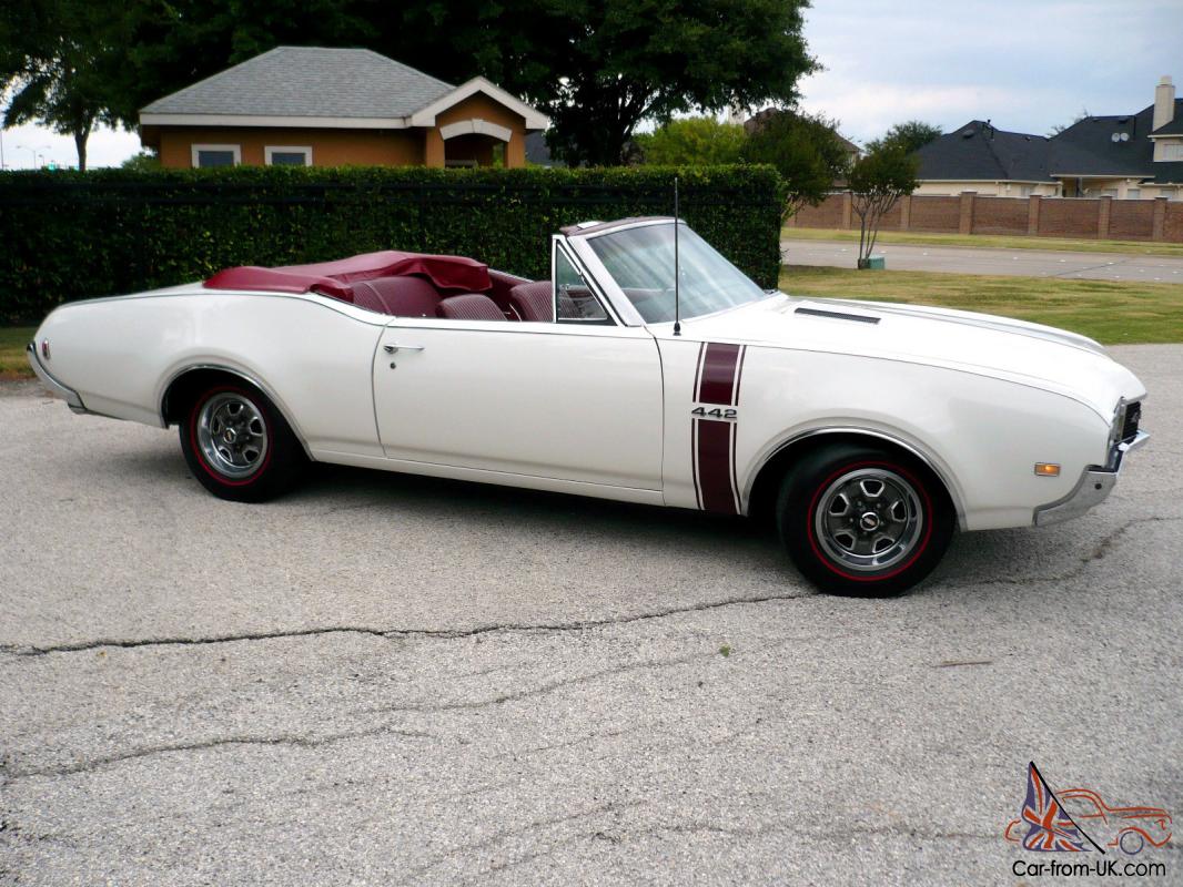 1968 Oldsmobile 442 convertible, frame off restoration, protecto-plate ...