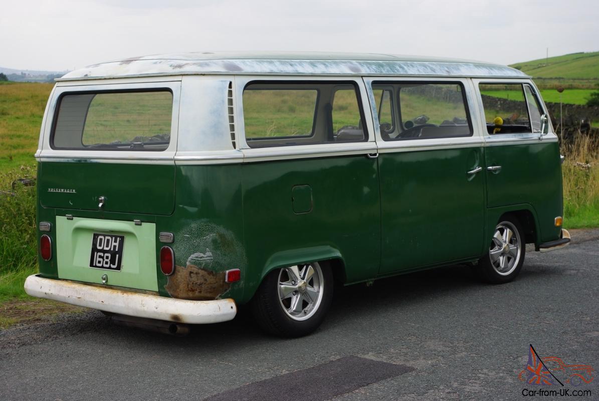 1971 VW Early Bay Window Deluxe Bus Camper T2 Orig. Paint Not your ave