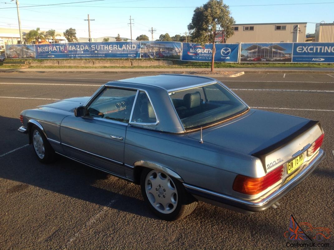 1984 Mercedes 500sl convertible