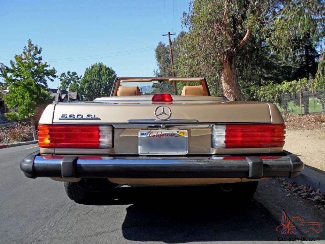 1987 Mercedes 560sl owners manual #4