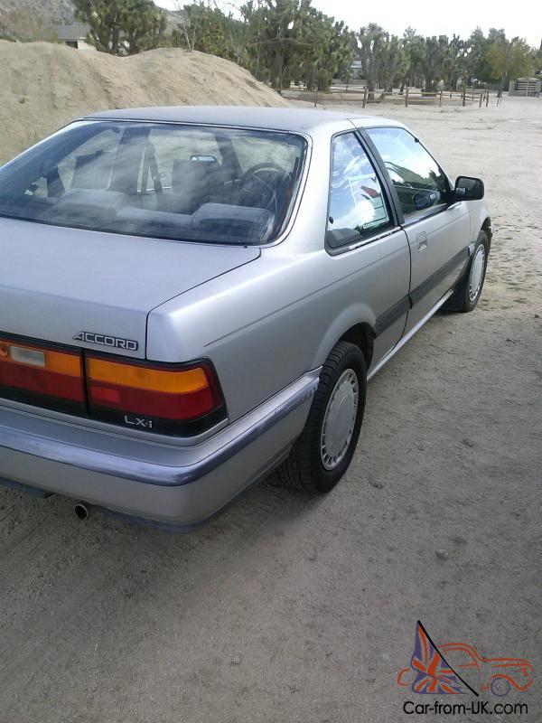 1989 Honda accord lxi 2 door #3