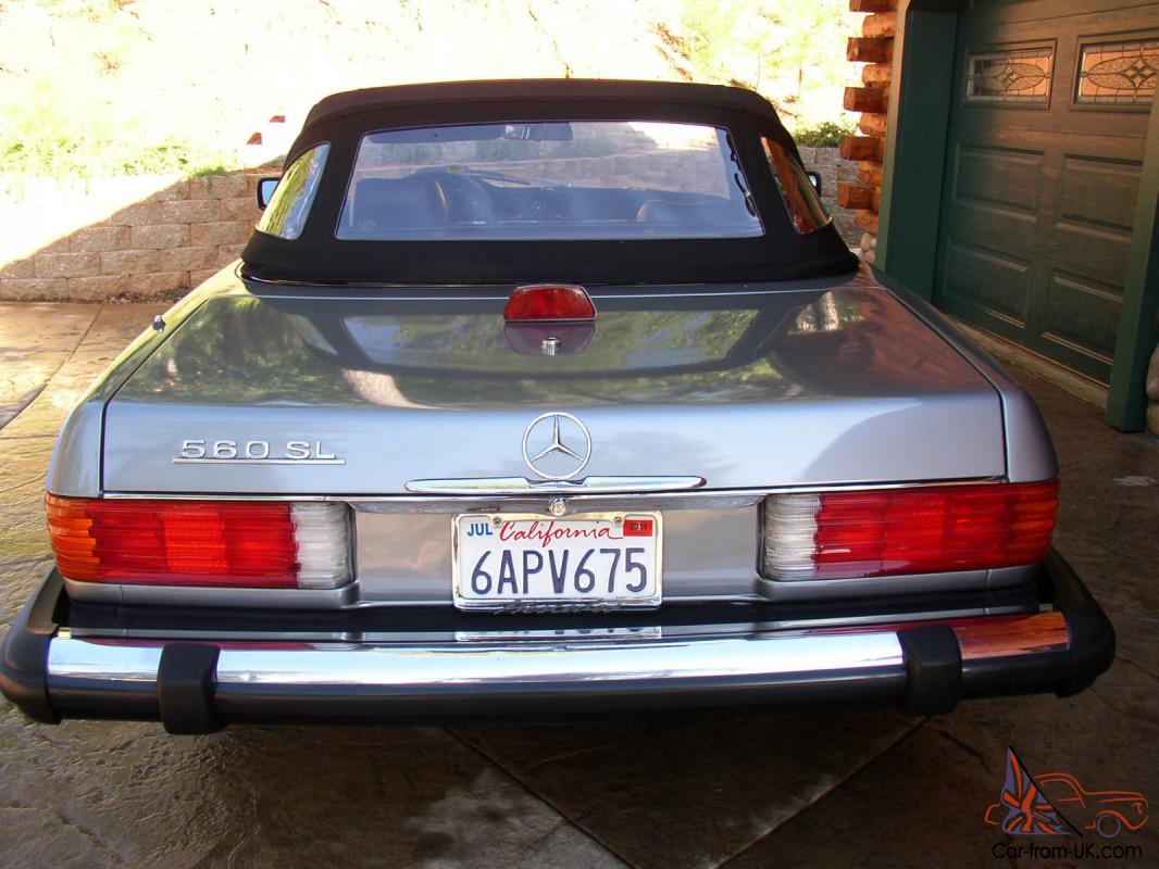 Mercedes benz 560sl convertible top #2