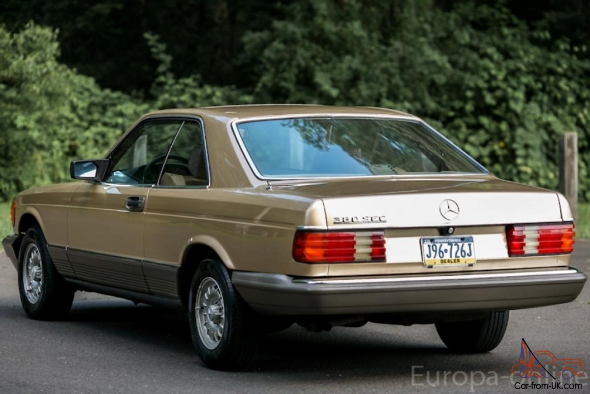 1983 Mercedes 380sec specs #5