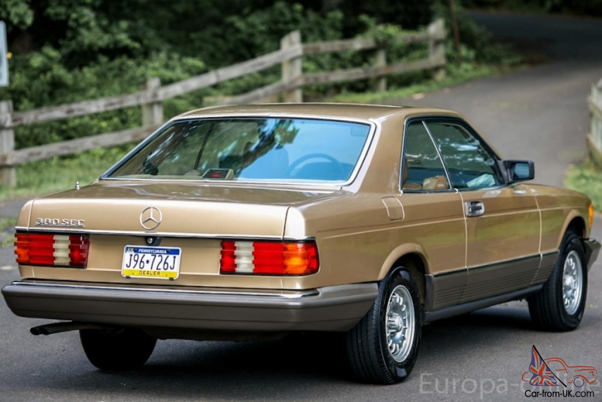 1983 Mercedes 380sec value #7