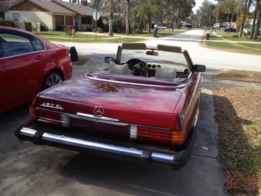 1978 Mercedes 450sl convertible