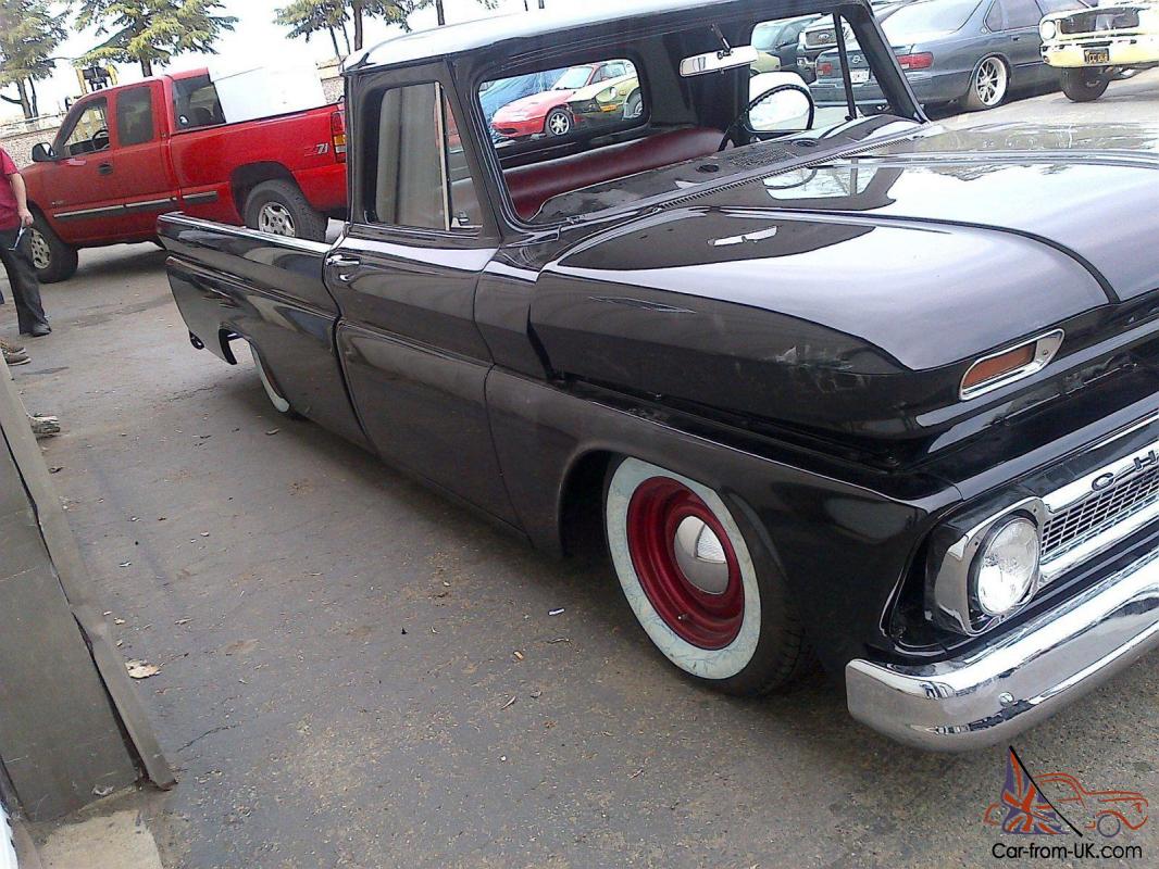1964 Chevy Truck Old School Low Rider Show condition, Black ,AC,Auto Clean