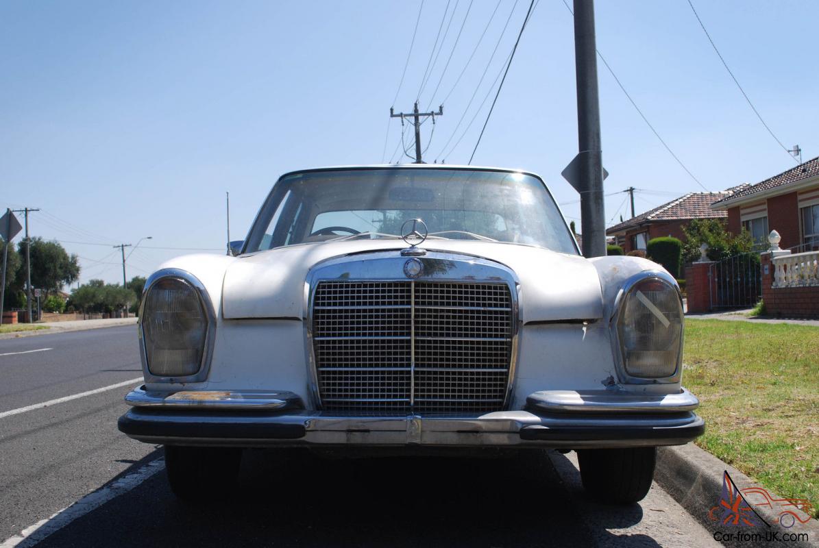 Mercedes benz w108 restoration #7