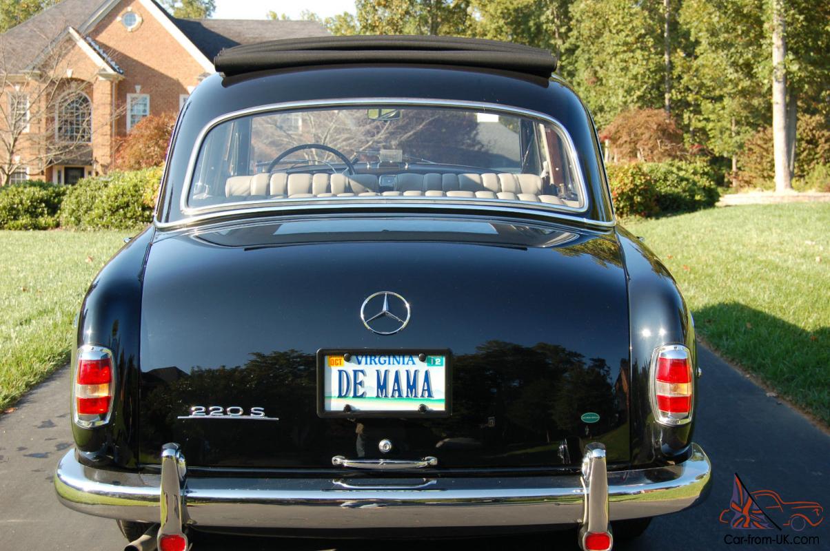 1958 Mercedes 220s webasto #4