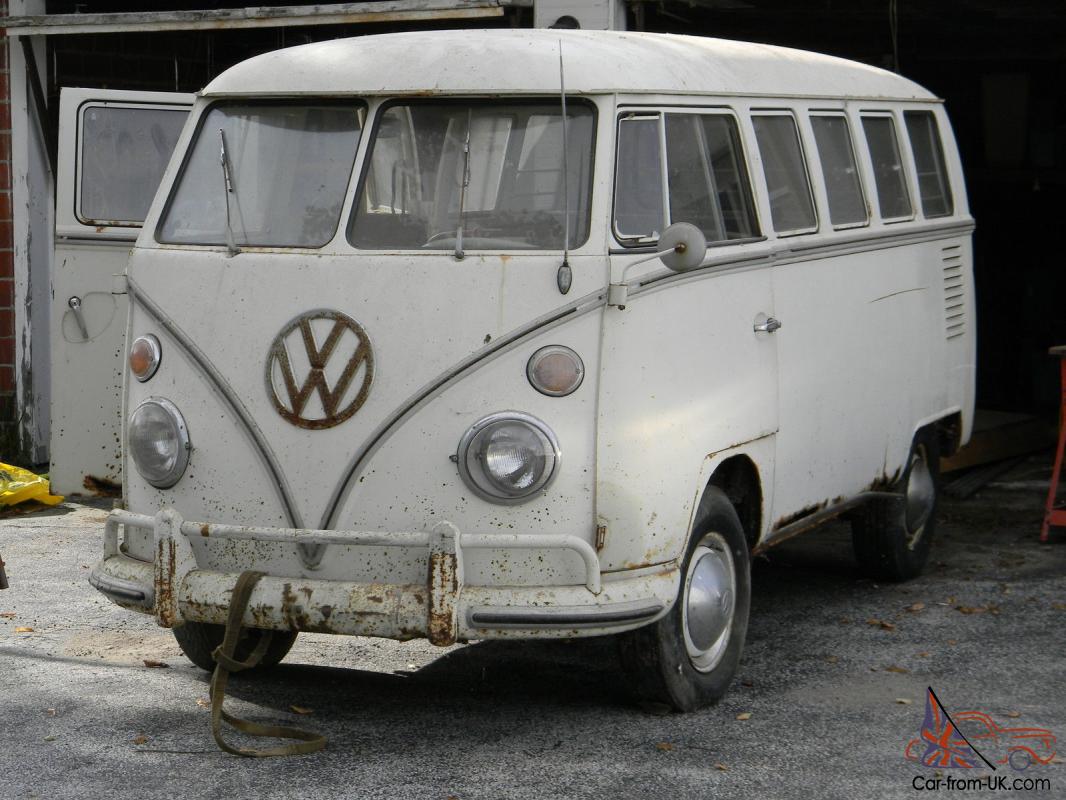 VW BUS 13 Window Walk Through Microbus with own. manuals ...