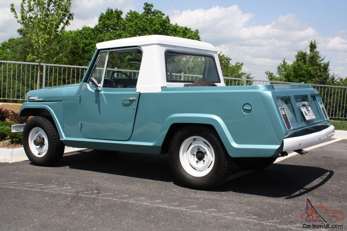 1969 Kaiser Jeep Jeepster Commando Pickup 225V6 New Paint Ownership 