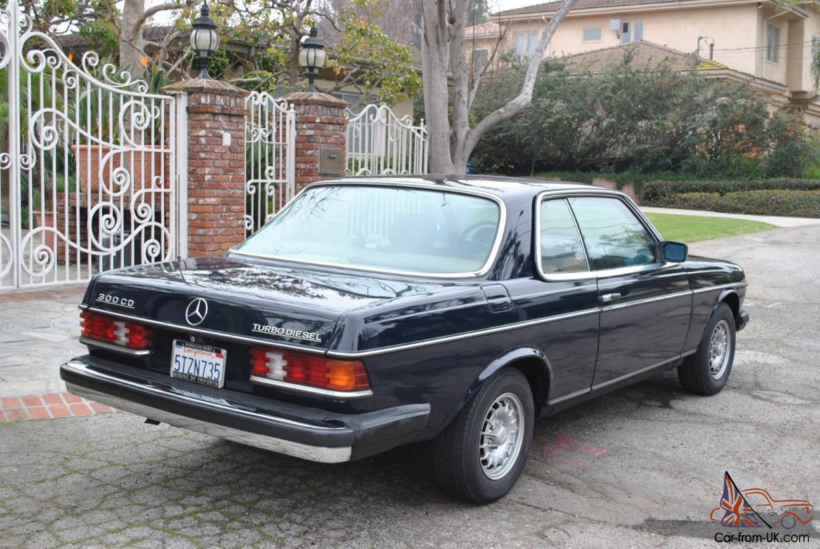1983 Mercedes benz 300cd turbo diesel coupe #7