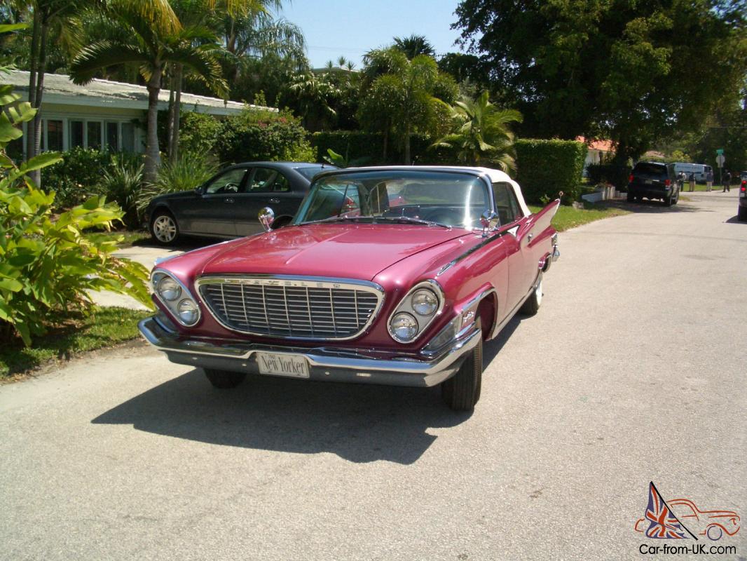 1961 Chrysler new yorker convertible sale