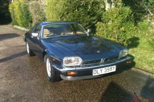  Jaguar XJS 5.3 HE In Stunning Cobalt Blue, with Biscuit Hide Interior 