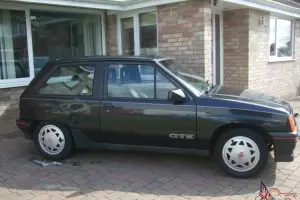  TOTALLY ORIGINAL 1990 VAUXHALL NOVA GTE BLACK 25188 MILES FROM NEW 