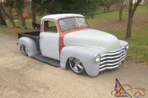Bagged 1949 Chevy truck. LS1, hot rod,street rod, air ride, 22's, 3 window