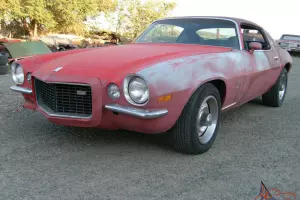 1973 CAMARO LT/RS,FACTORY 4-SPEED,MATCHING NUMBERS,FACTORY RED,TURN-KEY,DRIVER