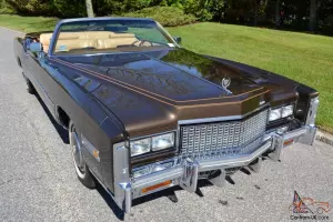 1976 Cadillac Eldorado Convertible with 3123 original miles.