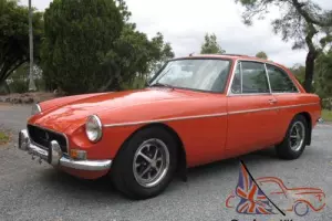 Great 1973 mgb gt 4 speed manual with overdrive coupe with rare sunroof suit vw