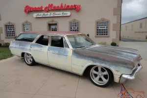 1965 Impala California Patina Station Wagon 327 Lowered PS PB Power windows