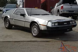 1981 Delorean DMC-12 Damaged Salvage RUNS! Rare Hard to Find Classic Wont Last!!