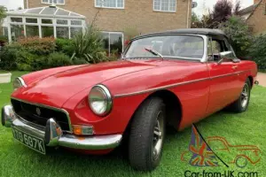 1971 MGB Roadster 0/D  excellent condition solid MOTed ready to enjoy