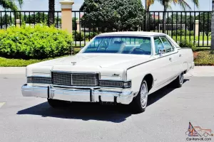 Speical ordered 73 Mercury Grand Marquis Brougham Triple White 34924 miles mint