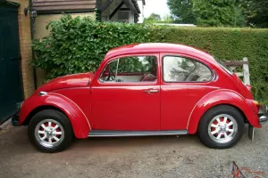  Fully Restored 1971 Classic VW Beetle 1300. Rutland Red, Custom Interior 