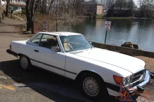 1988 MERCEDES BENZ 560 SL CONVERTIBLE HARD TOP CLEAN 59K SHOWROOM NEW INTERIOR