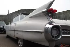 1959 CADILLAC HARDTOP, RARE FLAT ROOF, RUNS, NEEDS LIGHT RESTORATION Photo