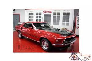 1969 Ford Mustang Mach 1 R code Candy Apple Red