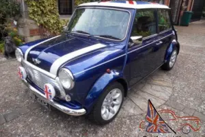 1997 ROVER MINI COOPER BLUE AUTOMATIC AIR-CON SPORTS PACK ALLOY WHEELS LEATHER