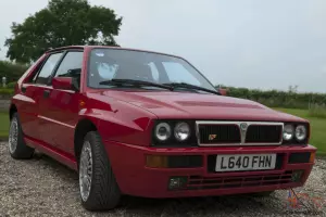  1993 LANCIA DELTA HF INTEGRALE EVO 2,MONZA RED, ORIGINAL STANDARD CAR FOR UK 