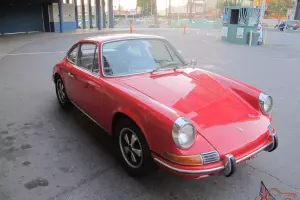 1969 Porsche 912 Coupe, Tangerine w/ black interior