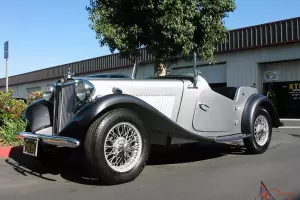 1951 MG TD SPORTS CAR SUPER CLEAN WIRE WHEELS BARN FIND SUPER CLEAN