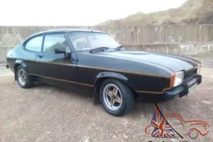 FORD CAPRI JPS II 1600 S, 1975, BLACK, GENUINE JPS.
