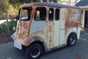 Rare Classic Divco Vintage Hot Rod Ford Chevy Barn Project Truck Panel Wagon Van