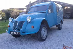 Citroen 2CV AZU Van 1960 Rare Ripple Bonnet LHD