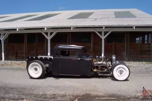 1930 Hudson hotrod pickup, ratrod,street rod, scta, rat rod, chopped, channeled.