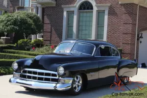 49 Cadillac Street Rod Restomod Loaded Black Beauty Fastback SHow Car