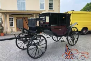2016 Mendyka Glasslandauer Glass Fronted Wedding Carriage 2 Horse Immaculate
