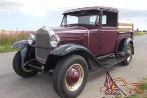 1928 FORD MODEL A PICK-UP - Steel Body - 6.6 Chevy Auto - MOT & Tax exempt!