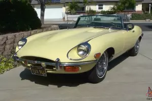 Jaguar: 1969 E-Type roadster, 25,106 orig. miles