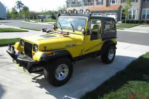 RESTORED 1989 JEEP WRANGLER YJ  2.5L 4CYL  5 SPEED