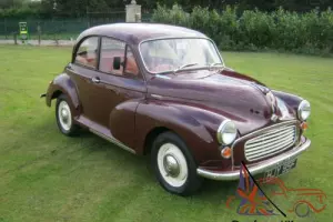 1968 MORRIS MINOR 1000 2DOOR SALOON. STUNNING!