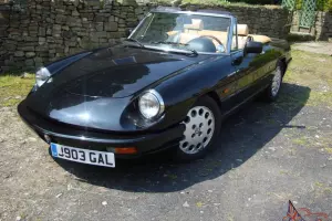  1992 ALFA ROMEO SPIDER S4 BLACK 74344 miles 