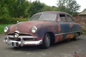 1949 FORD TUDOR SHOEBOX RATTY ORIGINAL BEAUTIFUL PATINA MOT TAXED FLATHEAD V8 